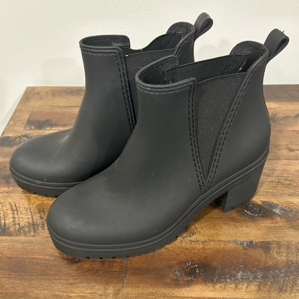 Jeffrey Campbell Matte Black Ankle Boots
